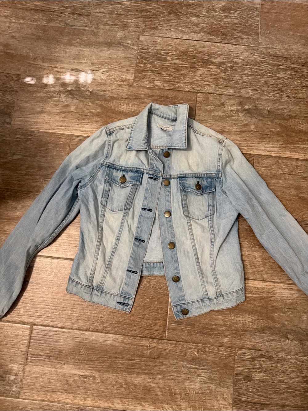 Boston Proper Light Blue Denim Jean Jacket for Girls